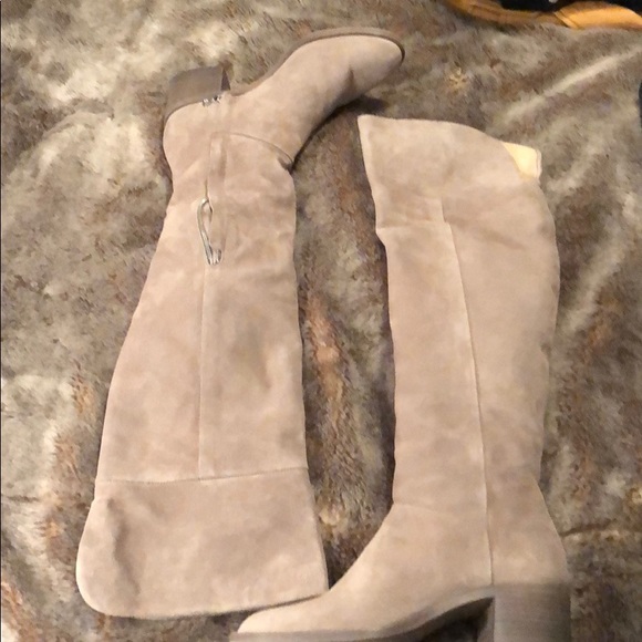 Rag & Bone over the knee suede boots - Picture 4 of 8